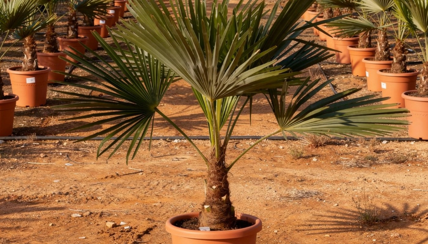 Trachycarpus fortunei, Nursery